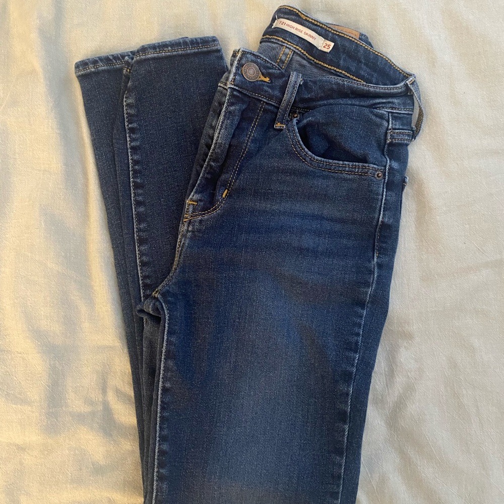 Levi's Blue Skinny Jeans with Stretch